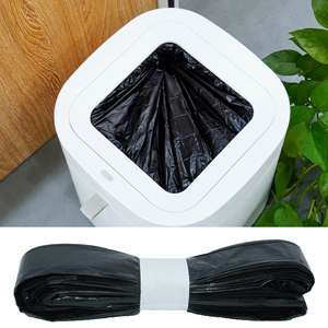 Bolsas de Basura Inteligentes Compatibles con Townew, 300 Unidades, Negras, Automáticas, Autoadhesivas, Rectangulares, para T1 T1S TAIR X Lite - Product Image 1