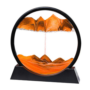 Peinture <span class=keywords><strong>3D</strong></span> en sable mouvant, artisanat en verre, sablier au <span class=keywords><strong>design</strong></span> moderne, ornements de bureau, décoration intérieure, autres articles de décoration pour la maison - Product Image 5