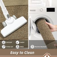 Tapis d'entrée intérieur lavable à boucles tuftées, absorbant, séchage rapide, résistant à la saleté, antidérapant, profil bas, haute qualité