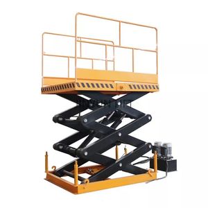 Plataforma Elevadora de Tijera Estacionaria Hidráulica de 10t de Capacidad de Carga, Gran Superficie de Trabajo - Product Image 1