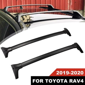 แร็คหลังคาสำหรับรถยนต์โตโยต้า RAV4 ปี 2020 ทำจากโลหะอัลลอยด์ ติดตั้งบนหลังคาแบบยึดด้วยสลักเกลียว สไตล์โรงงานเดิม - Product Image 2