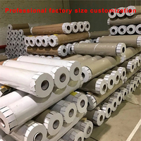 Rouleaux de film plastique PVC mince, imperméable, à surface lisse, super transparent, pour nappes, découpe disponible