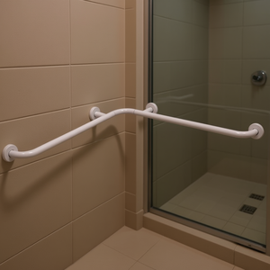 Barandilla de Esquina 75 x 75 cm, Barra de Seguridad para Baño, Dispositivo de Asistencia y Soporte - Product Image 3