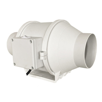 TT 100 125 150 200mm Intelligenter Dualer Inline-Kanalventilator TT Mischstrom 2-Geschwindigkeits-Turbo-Kanalventilator