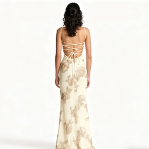 Vestidos Elegantes y Sensuales de Verano para Mujer, Nueva Colección, Ajustados, con Espalda Descubierta y Detalle de Lazos - Product Image 2