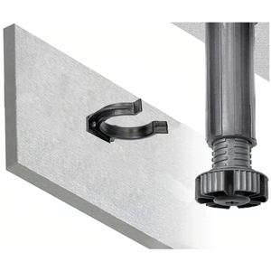 Clip Nera per Gambe di Mobili Regolabili - Product Image 2