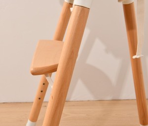 Chaise classique en hêtre pour bébé, chaise haute en bois pour enfant - Product Image 4