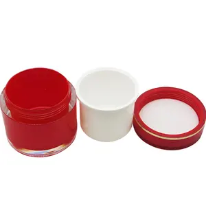 Cream Jar Cosmetic Plastic Clear Empty Acrylic 50g 100g 250g Face Cream Cosmetic Personal Care Packaging Thick Wall Cosmetic Jar