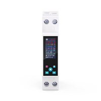 Interrupteur intelligent SPM avec relais temporisé, affichage LCD de la consommation d'énergie, contrôle à distance via application WiFi/Zigbee, système de maison intelligente, 220V Chine