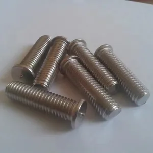 Factory M2 M3 M4 M5 M6 M7 M8 M9 M10 Aluminum threaded zinc plated copper capacitor discharge stainless steel spot stud welding