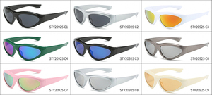 STY20925G nouvelles lunettes <span class=keywords><strong>de</strong></span> sport <span class=keywords><strong>de</strong></span> plein air futuristes Steampunk Y2K lunettes <span class=keywords><strong>de</strong></span> soleil miroir lentille femmes mode équitation lunettes <span class=keywords><strong>de</strong></span> soleil hommes - Product Image 6