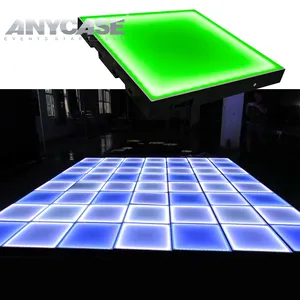 二手ANYCASE白色60 * 60厘米可移动音乐表演格子3D顶灯发光二极管舞池