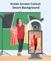 Écran de diffusion en direct tout-en-un avec caméra 50MP 15,6 pouces, équipement de diffusion en direct YB pour Facebook/Shopee/Tiktok, vente chaude