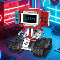 Kit de construction de robot programmable STEM AUSMA K96167 5 en 1, assemblage DIY, télécommande via application, plastique ABS, 358 pièces, modèle LED, jouet