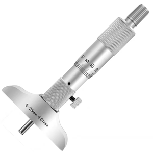 Micrometro di Profondità Meccanico ad Alta Precisione <span class=keywords><strong>0</strong></span>-25mm/<span class=keywords><strong>50mm</strong></span>, Strumento di Misurazione, Calibro di Profondità <span class=keywords><strong>0</strong></span>,01mm - Product Image 5