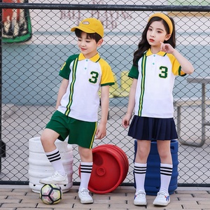 Personalización de fábrica, uniforme para estudiantes de primaria y secundaria, ropa de verano para niños, kits de uniformes deportivos escolares - Product Image 3