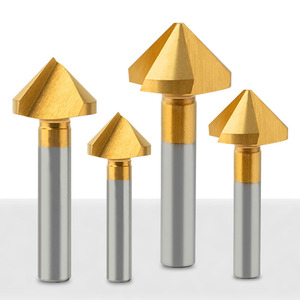 TiN Coating HSSE Chamfering <strong>Countersink</strong> <strong>Drill</strong> Bits with 90 Degrees for Drilling - Product Image 5
