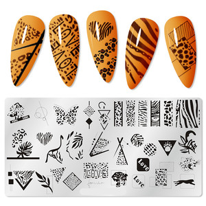 Kits d'outils <span class=keywords><strong>de</strong></span> plaque d'estampage d'<span class=keywords><strong>ongles</strong></span> en acier inoxydable populaires européens Accessoires d'<span class=keywords><strong>ongles</strong></span> essentiels - Product Image 4