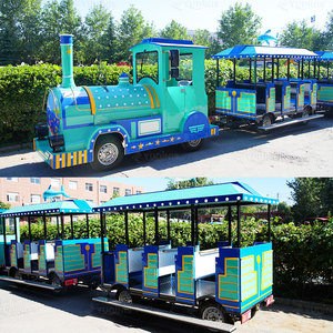 Nouveau train miniature pour enfants, manège de parc d'attractions, train sans rails, manèges pour enfants - Product Image 6