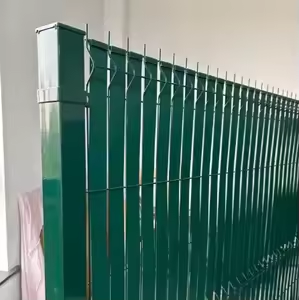 Clôture en fer 3D verte anti-UV, panneau <span class=keywords><strong>de</strong></span> clôture <span class=keywords><strong>de</strong></span> qualité supérieure, résistance accrue, sécurité, installation facile pour des solutions d'intimité modernes - Product Image 2