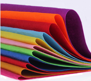 Feuilles de tissu en feutre artisanal bricolage colorées tissus non tissés et pièces en feutre pour jouets en pâte créative - Product Image 1