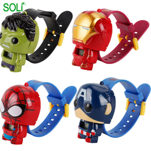 Enfants En Plastique Marvel Heroes Numérique Montre À La Main Montre-Bracelet De Dessin Animé Pour Les Enfants - Product Image 1