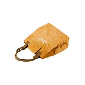 Borsa Termica Isolante in TYVEK Colore Naturale con Logo Personalizzato Stampato, Manici Portatili e Chiusura in Velcro - Product Image 3