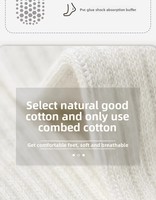 Chaussettes de yoga antidérapantes pour les exercices de Pilates, chaussettes en coton mi-longues colorées, polyvalentes et adaptées à toutes les occasions