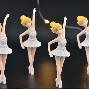 Per bambini da giardino decor vari colori bambola per la vendita ballerino ragazza della resina figurine in miniatura - Product Image 5