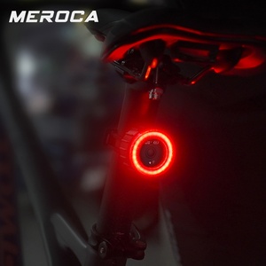Meroca LED USB ricarica supporto posteriore bicicletta fanale posteriore intelligente sensore freno per bici da strada Mountain Bike batteria notturna impermeabile - Product Image 2