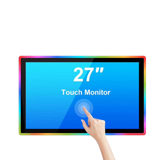 New Acrylic Frame 27 Inch Capacitive OLED Touch Screen Gaming Monitor 1920x1080 4:3 Aspect Ratio USB Interface