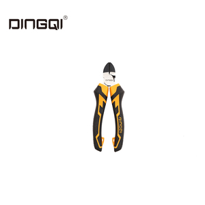 DingQi profesional 7 pulgadas eléctrico alambre <span class=keywords><strong>Cable</strong></span> cortadores Mini alicates de corte Diagonal con mango TPR - Product Image 5