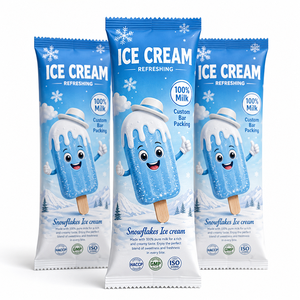 Bolsa para Helados con Acabado Mate, Diseño Personalizado, Funda de Plástico de Aspecto Premium para Helados <span class=keywords><strong>Gourmet</strong></span> - Product Image 6