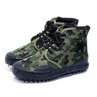 Chaussures de sécurité en toile unisexes personnalisables à tige haute avec semelle en caoutchouc, antidérapantes et résistantes aux perforations, bottes de travail pour la construction
