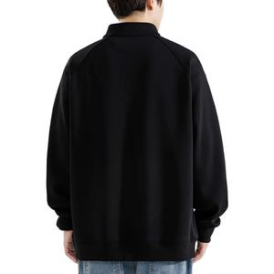 Wholesale Plain Custom LOGO Oversize Design <b>Half</b> Zipper Street Wear Factory High Quality Hoodie <b>Men</b> <b>Men's</b> <b>Sweatshirt</b> - Product Image 6