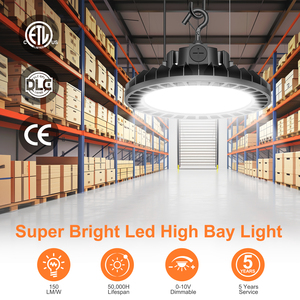 Gymnasium Lighting UFO <b>LED</b> High Bay <b>Light</b> 240W 3CCT Selectable 120 Degree Lens - Product Image 6