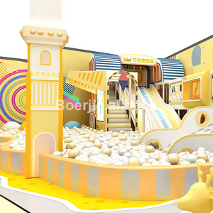 Equipo de Juegos Infantiles para Interiores con Estructura de Acero, con Doble Tobogán Suave y Temática Oceánica para Zonas Infantiles en Centros Comerciales - Product Image 6
