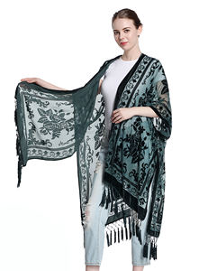 غطاء طويل للنساء من WeHello مع شرابة-سترة غير رسمية-شال - Product Image 3