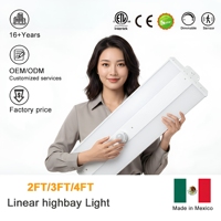 Projecteur linéaire 200W pour hall industriel, puissance réglable, CCT, 40000LM, 165lm/W, ETL, DLC, IP44, Garantie 5 ans, pour entrepôt et atelier