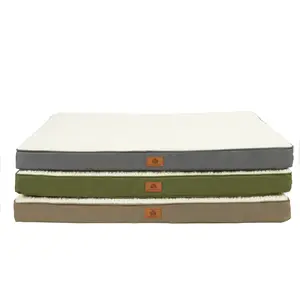 Vente en gros de tapis orthopédique à mémoire de forme en mousse pour chien, lavable et imperméable, tapis pour animaux de compagnie pour chien et chat - Product Image 1