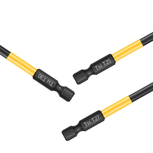 Embouts <span class=keywords><strong>de</strong></span> tournevis <span class=keywords><strong>Torx</strong></span> en acier S2 avec trou <span class=keywords><strong>de</strong></span> <span class=keywords><strong>50</strong></span> mm, <span class=keywords><strong>embout</strong></span> <span class=keywords><strong>de</strong></span> tournevis magnétique, tailles complètes au choix - Product Image 3