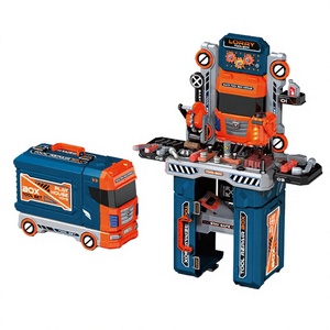 Camion de jeu électronique pour enfants avec fonction perceuse et machine à découper en plastique, jouet de table - Product Image 2