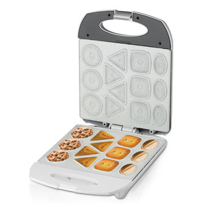 Machine à gaufres bulles électrique domestique pour gâteaux, biscuits, noix et autres friandises, avec différentes formes - Product Image 1