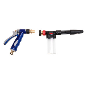 Pistolet à mousse pour lavage auto, débit réglable, poignée en alliage plastique, pression 8 kg, connecteur en cuivre pour lavage de voiture - Product Image 3