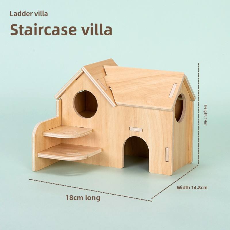 Villa étagé en bois massif