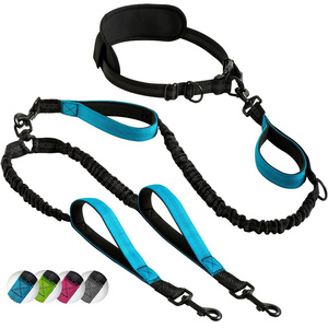 <span class=keywords><strong>Correa</strong></span> retráctil reflectante multifuncional para dos perros, <span class=keywords><strong>correa</strong></span> para perros con manos libres para correr - Product Image 1