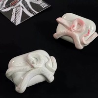 Coque Serpent 3D pour Airpods 4ème Génération, Étui de Protection Anti-Choc pour Écouteurs Airpod Pro 2 3