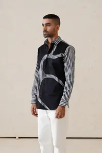 Camisas de Manga Larga para Hombre Black Oasis, 100% Algodón, Casuales, Transpirables, con Cuello Abotonado, de Secado Rápido para Verano - Product Image 3