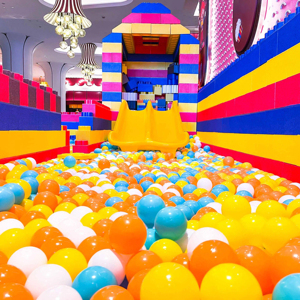 Terrain de jeu intérieur durable haute capacité Ocean <span class=keywords><strong>Ball</strong></span> <span class=keywords><strong>Pit</strong></span> avec toboggan et jeu de balle pour les centres commerciaux Heavy Foot Traffic
