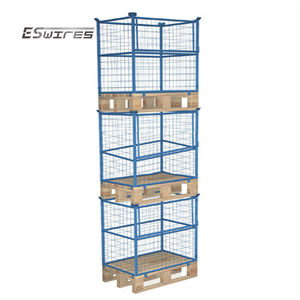 ערמה מלאה כבל אחסון רשת תיל מרותך עם מזרן עץ - Product Image 3